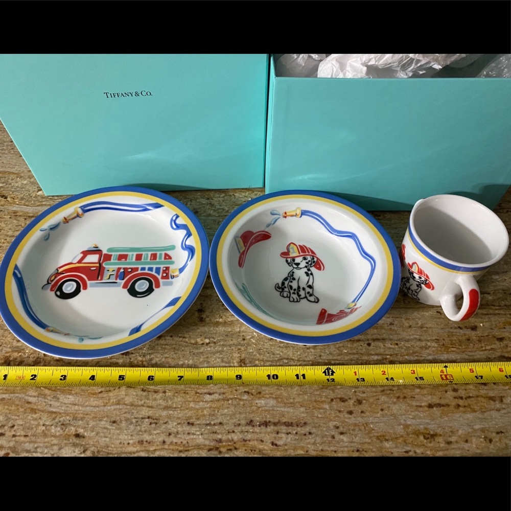 BRAND NEW w/box Tiffany & Co. "Fire Station" Set